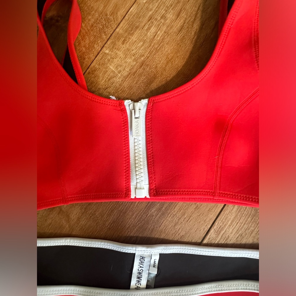 Red Zipper Bikini Set - Picture 5 of 7